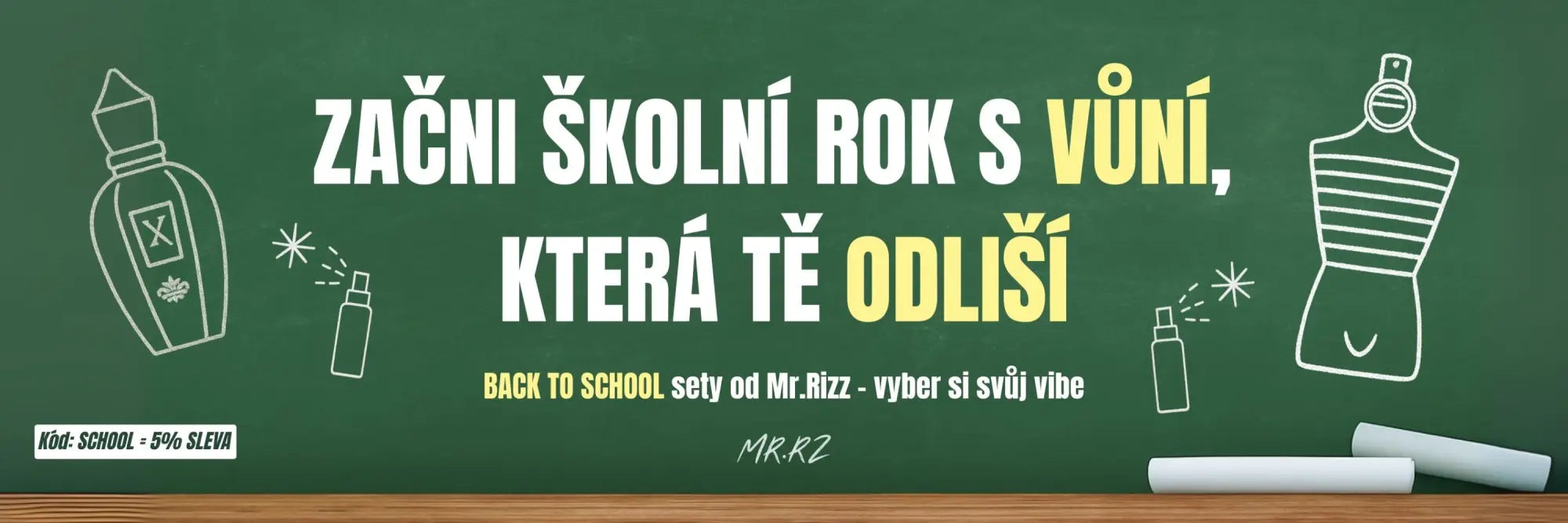 parfémová back to school kampaň
