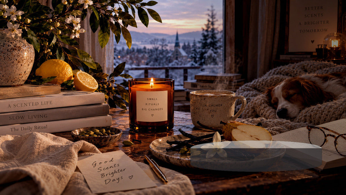 Parfum păstrat într-un spațiu întunecat, protejat de lumină și căldură