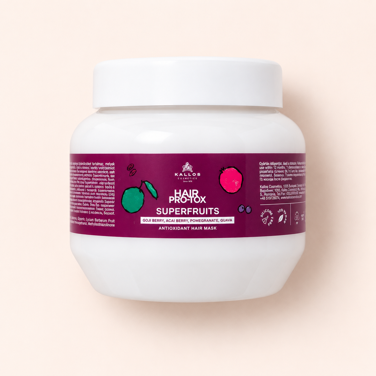 Kallos Cosmetics Hair Pro-Tox Superfruits Antioxidant Hair Mask 275 ml