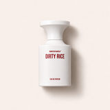 BORNTOSTANDOUT Dirty Rice – vzorek parfému, flatlay