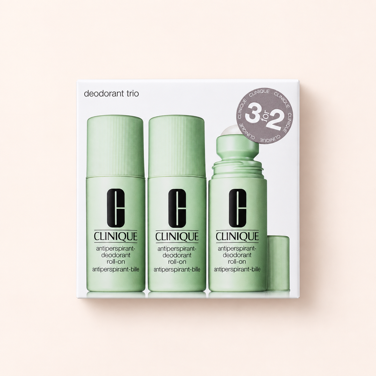 Clinique Deodorant Trio 225 ml