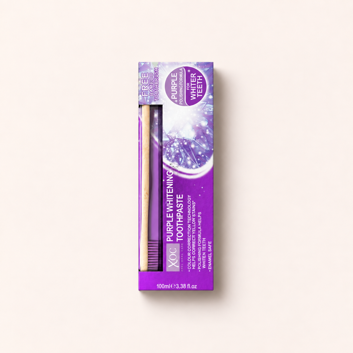 Xpel Oral Care Purple Whitening Toothpaste 100 ml – produktová fotografie MrRizz