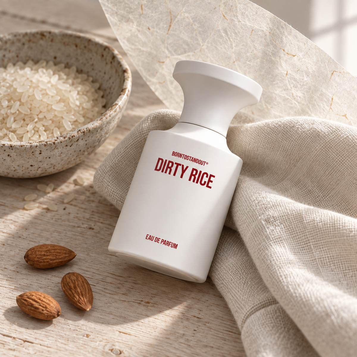 Dirty Rice – atmosférická fotografie parfému