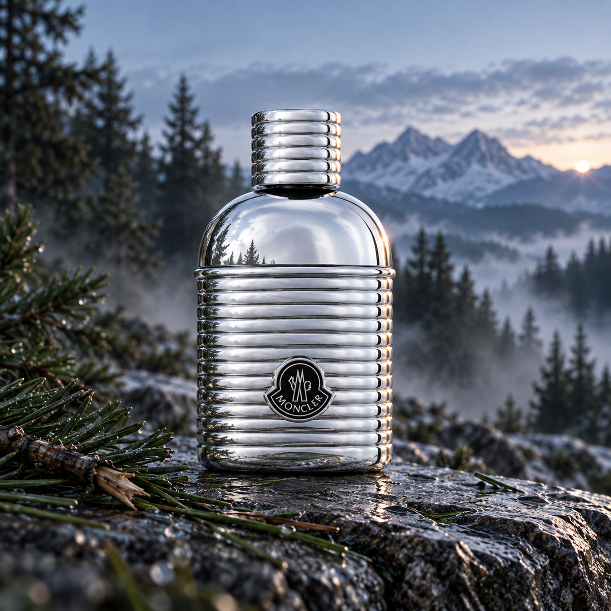 Moncler Pour Homme EDP – atmosférická fotografie