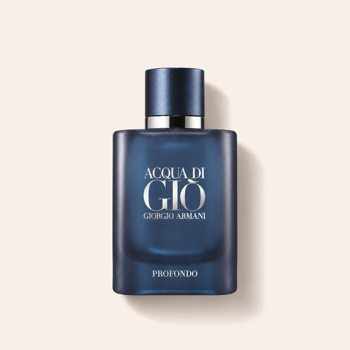 Giorgio Armani Acqua di Giò Profondo EDP 40 ml na pozadí #f8efe9 – MrRizz