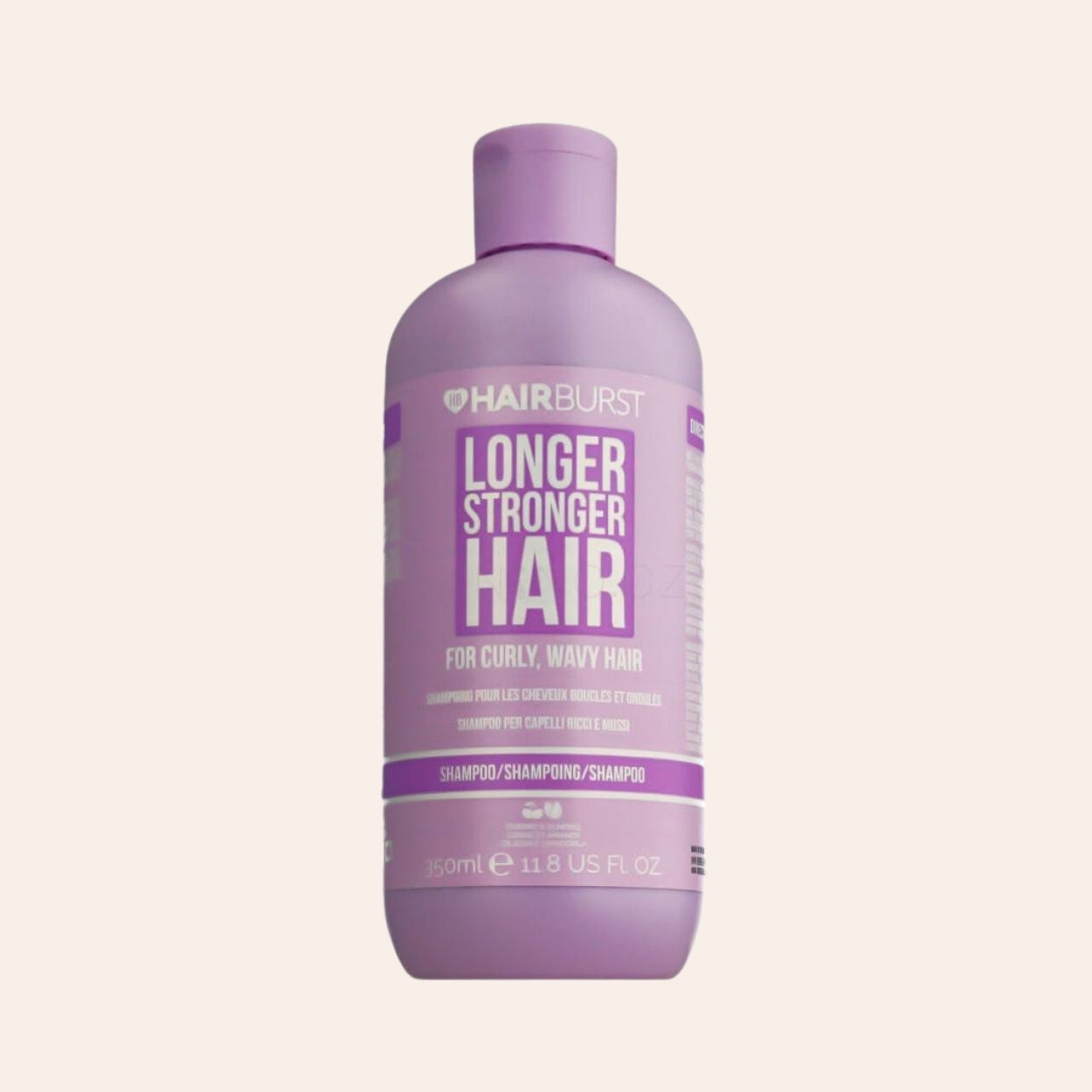 HairBurst Longer Stronger Hair Shampoo For Curly, Wavy Hair 350 ml