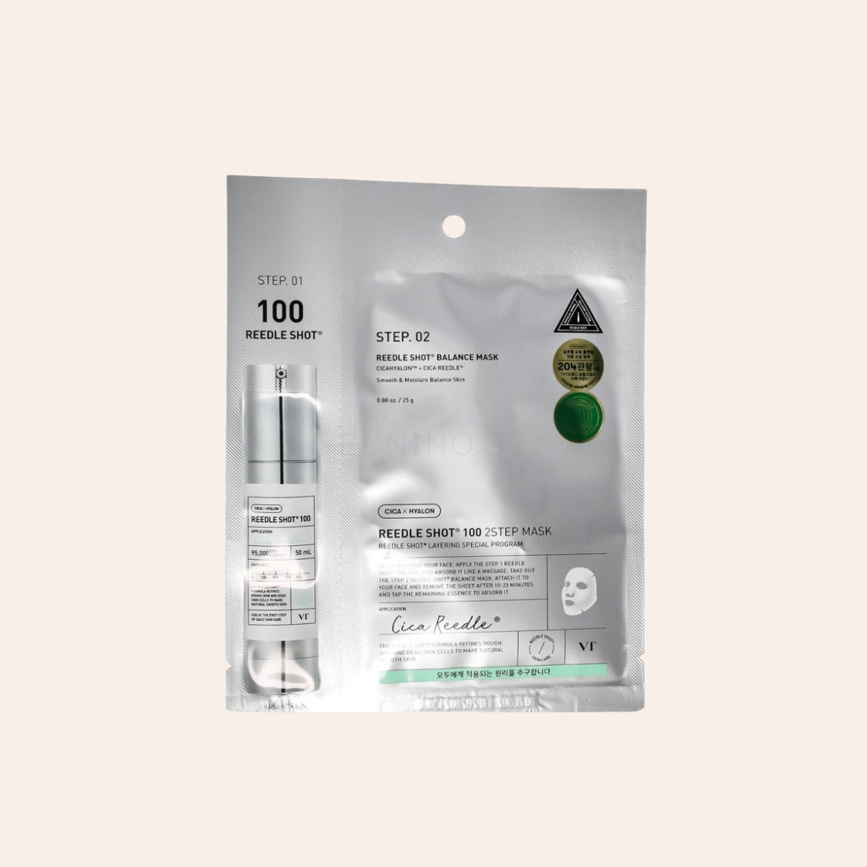 VT Cosmetics Reedle Shot 100 2 Step Mask 26,5 ml