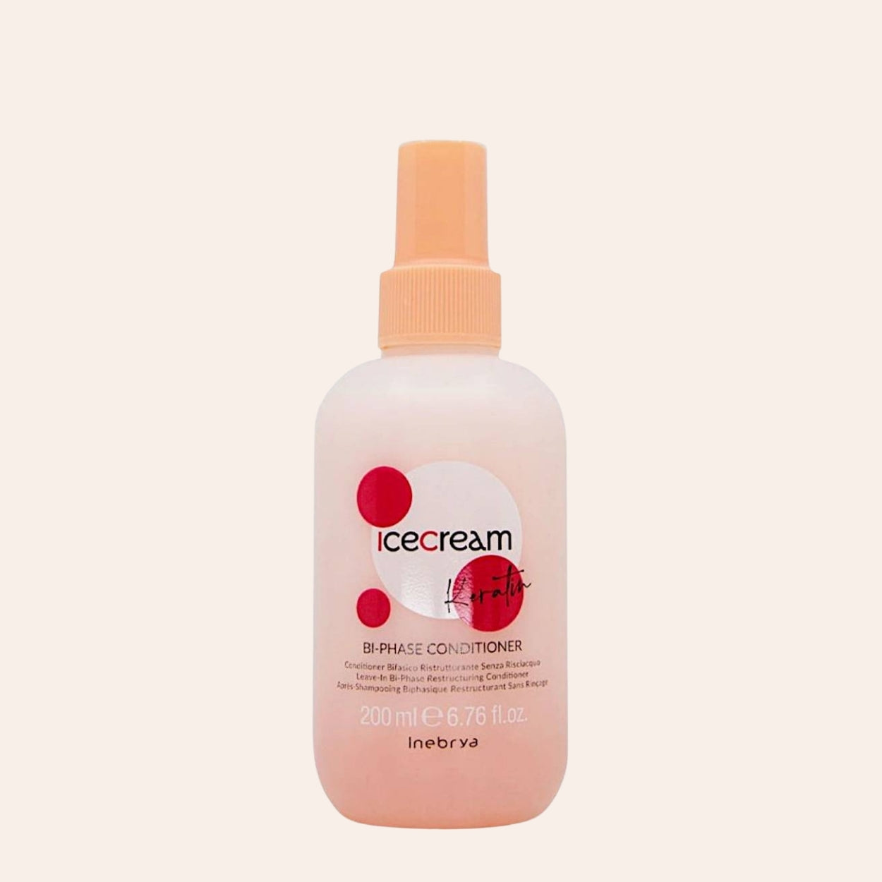 Inebrya Ice Cream Keratin Bi-Phase Conditioner 200 ml