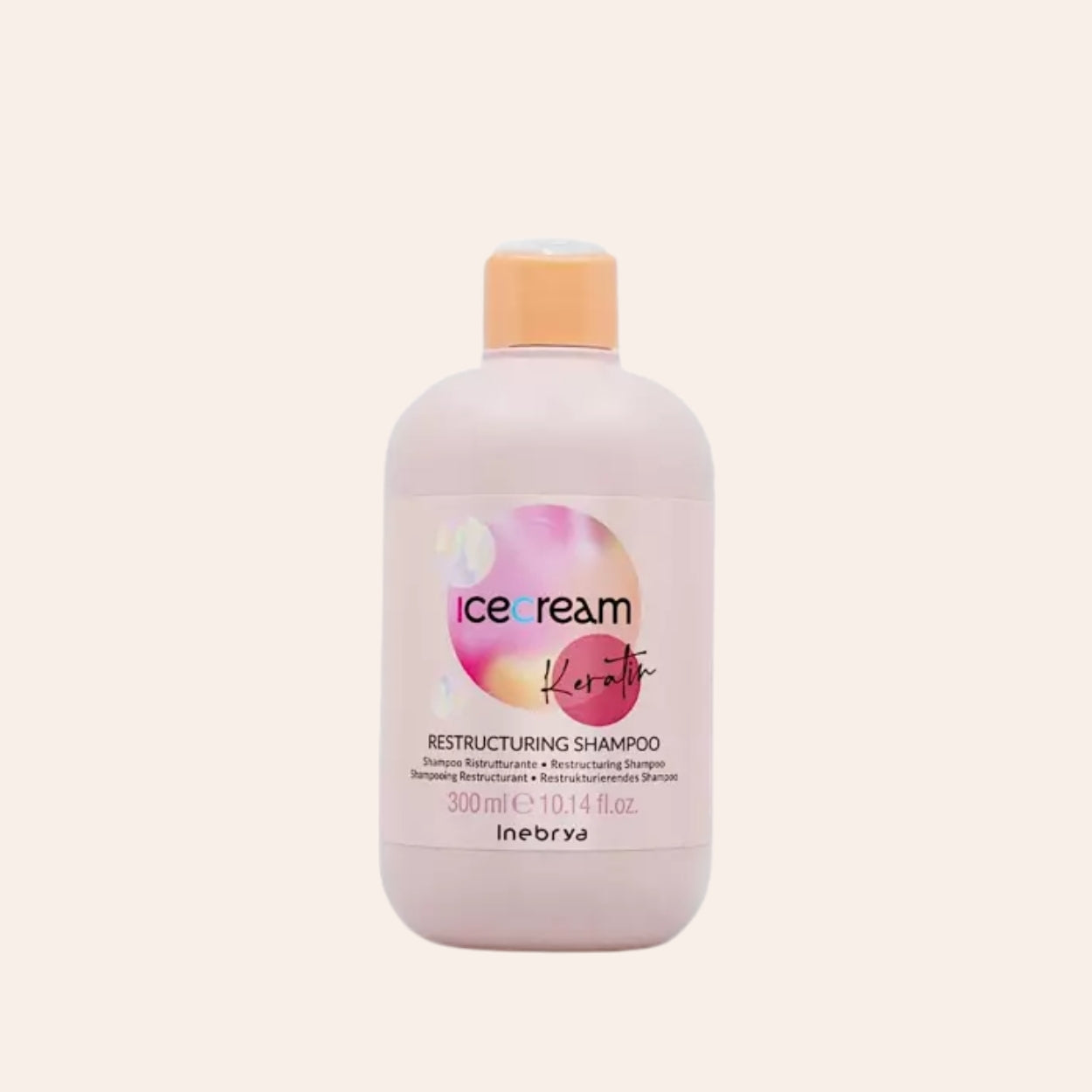 Inebrya Ice Cream Keratin Restructuring Shampoo 300 ml