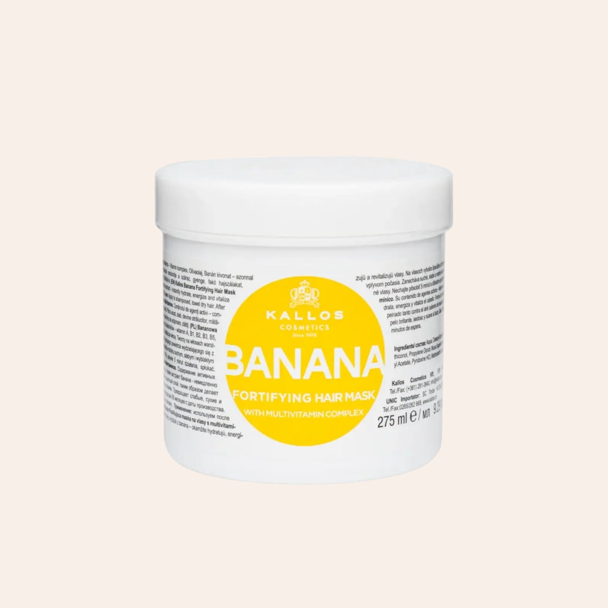 Kallos Cosmetics Banana 275 ml