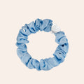 By Eloise London Silk Scrunchie Silver Heart 1 ml