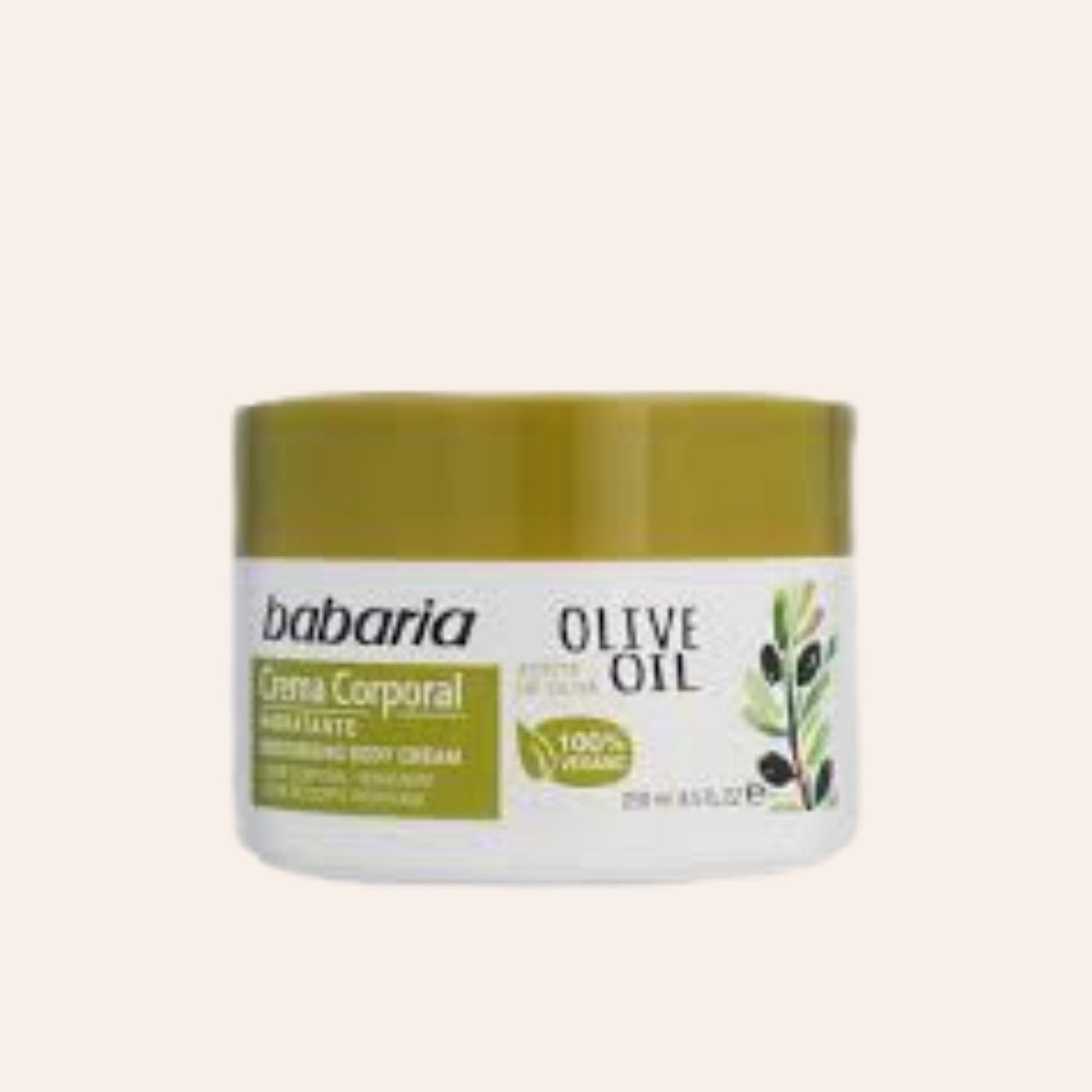 Babaria Olive Oil Moisturising Body Cream 250 ml