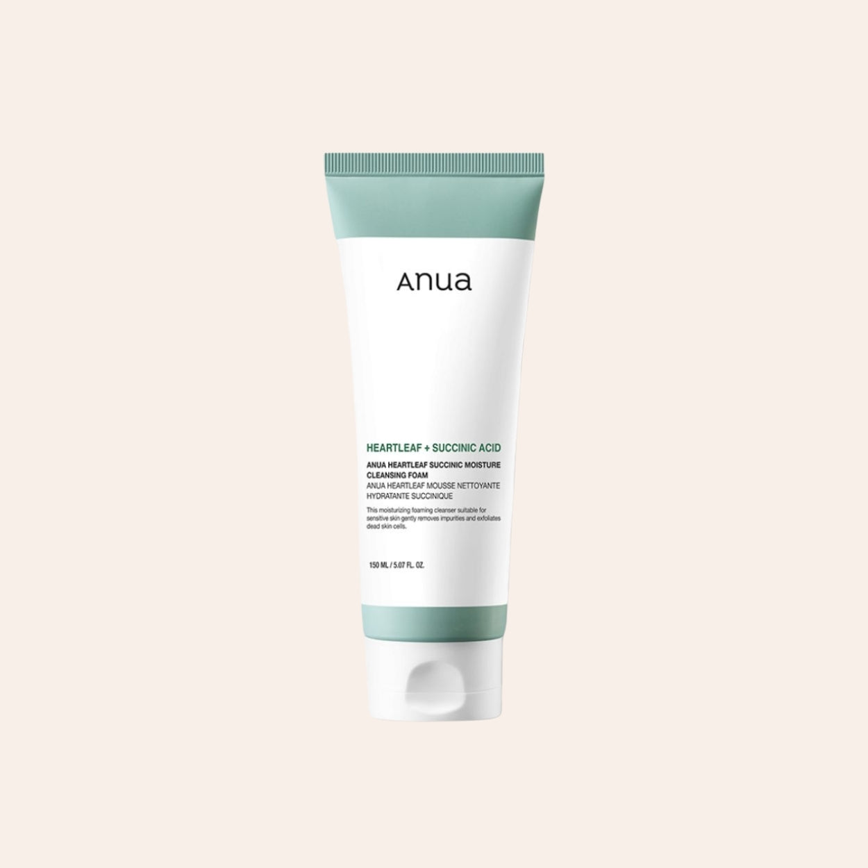 Anua Heartleaf Succinic Moisture Cleansing Foam 150 ml