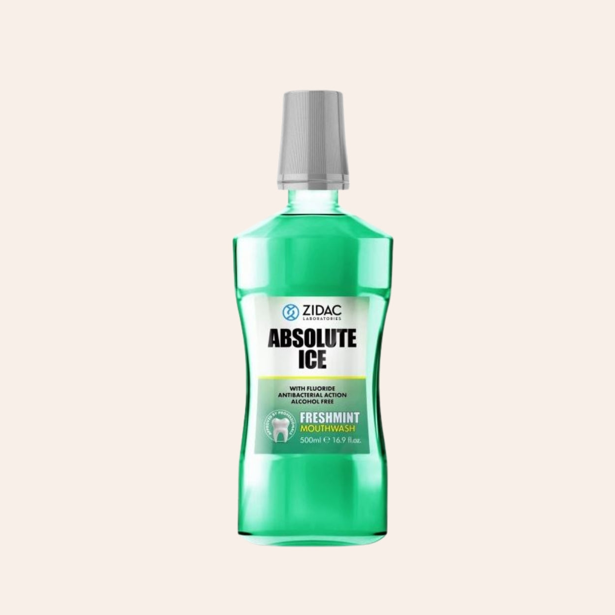 Zidac Laboratories Absolute Ice Freshmint Mouthwash 500 ml