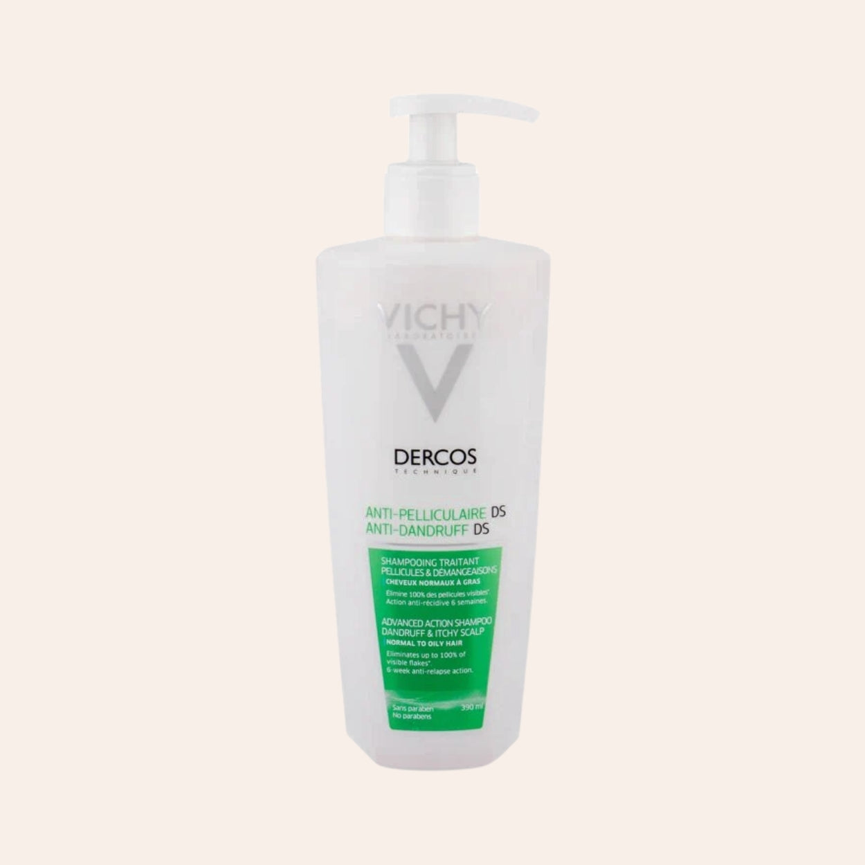 Vichy Dercos Anti-Dandruff Dermatological Shampoo Normal to Oily Hair 390 ml