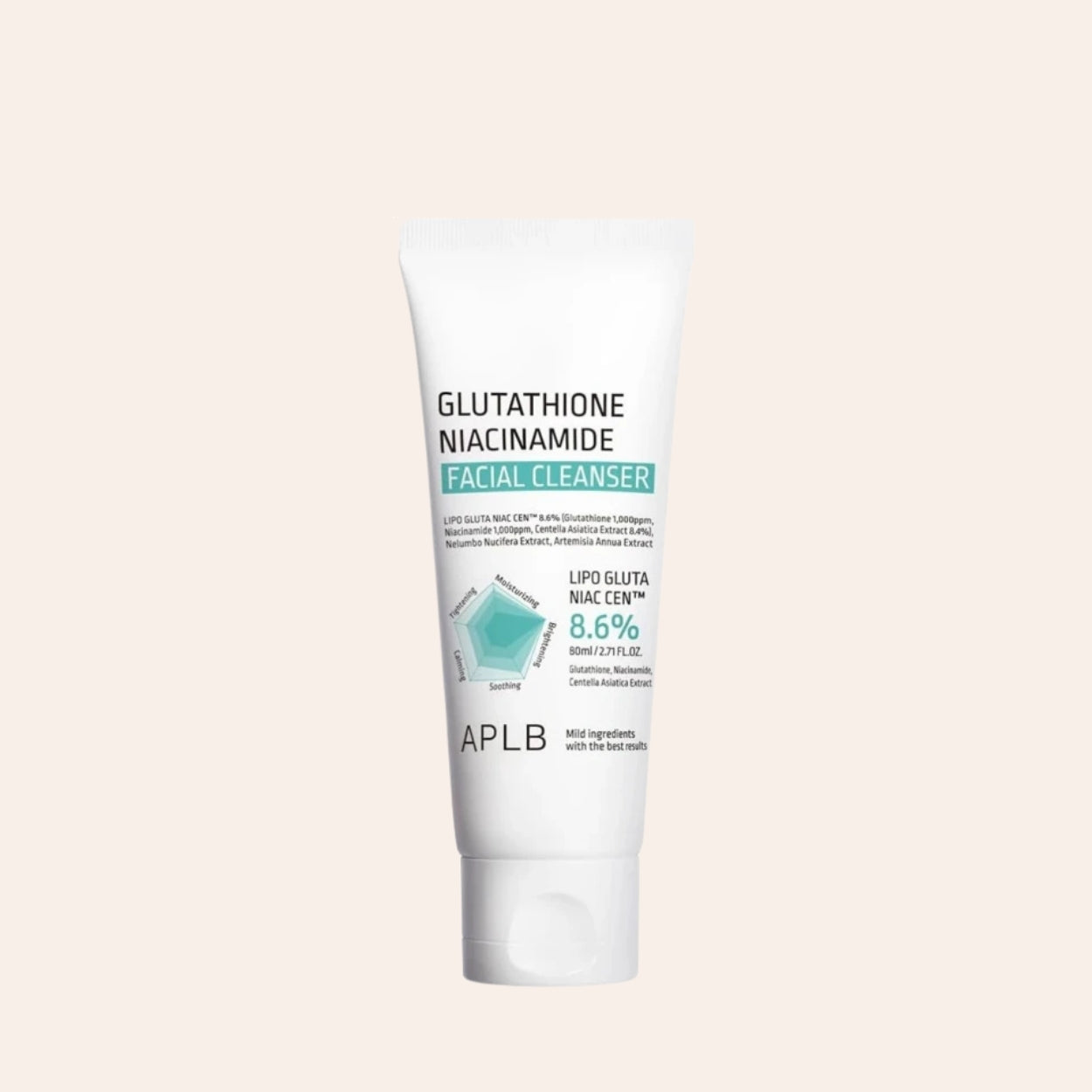 APLB Glutathione Niacinamide Facial Cleanser 80 ml