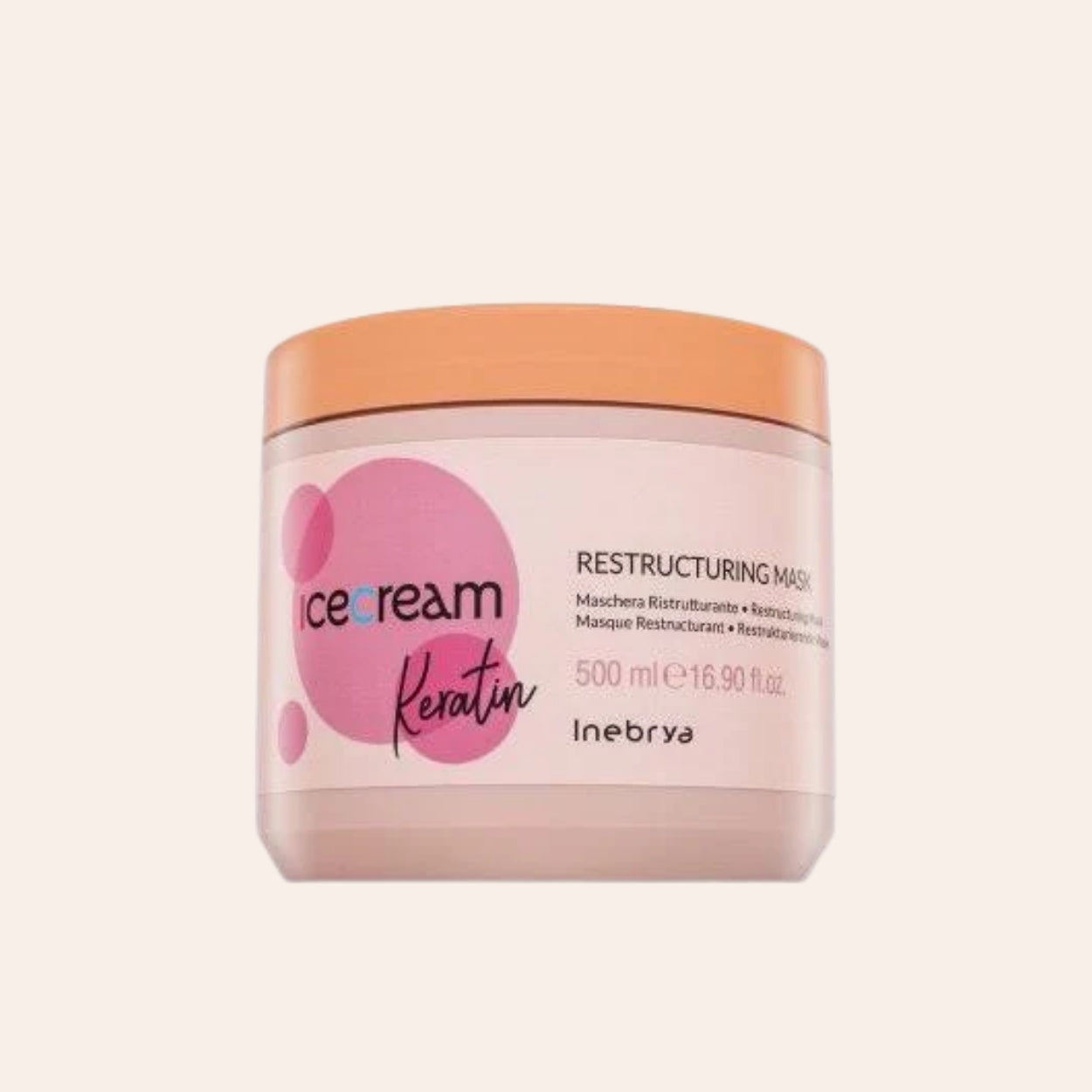 Inebrya Ice Cream Keratin Restructuring Mask 500 ml