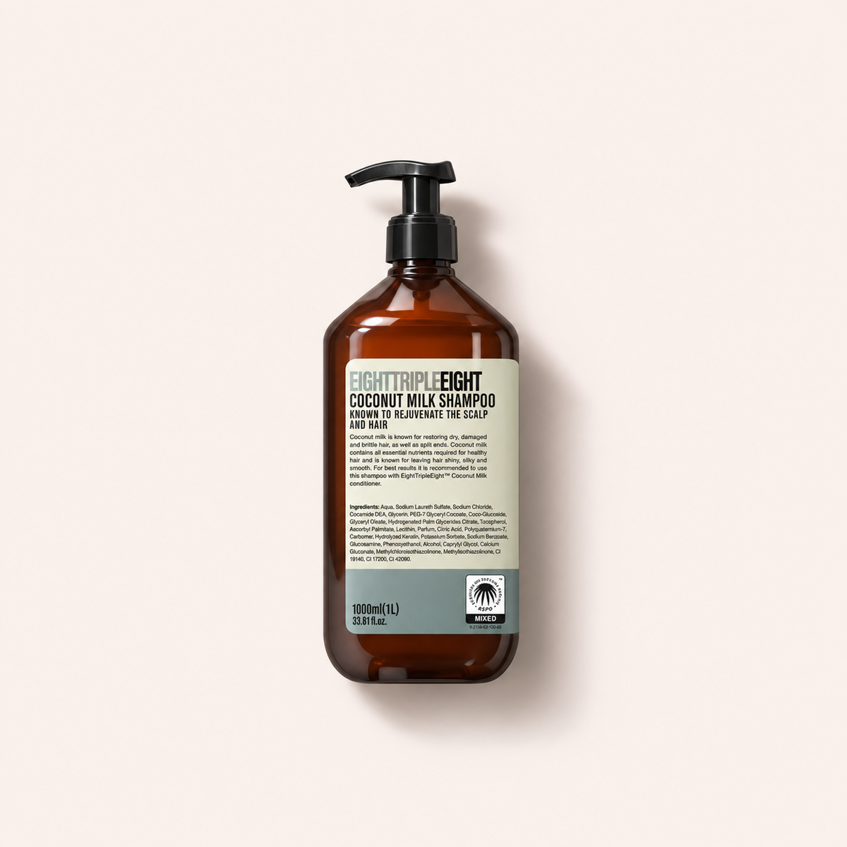 Eight Triple Eight Coconut Milk Shampoo 1000 ml