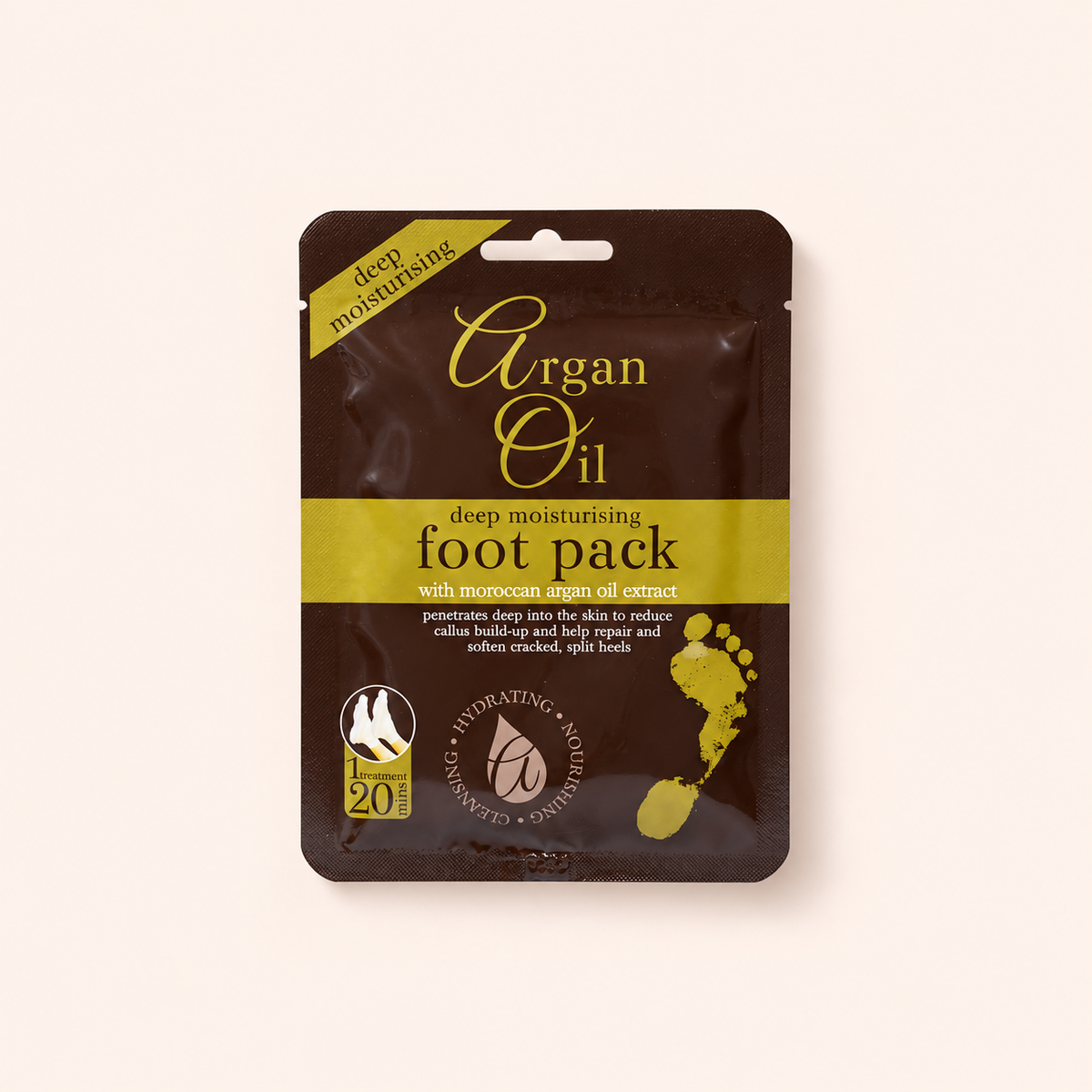 Xpel Argan Oil Deep Moisturising Foot Pack 1 ml