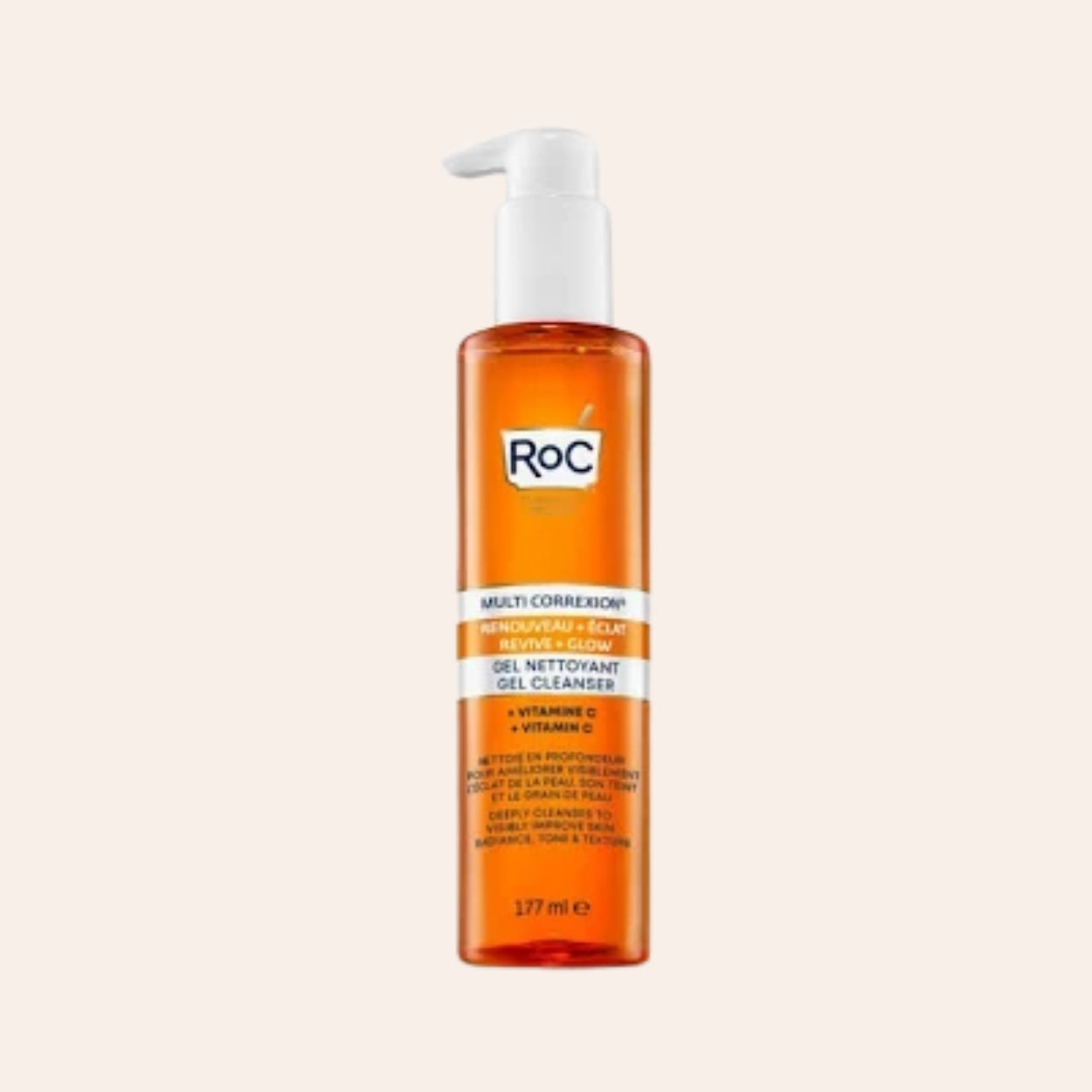 RoC Multi Correxion Revive & Glow Gel Cleanser + Vitamin C 177 ml