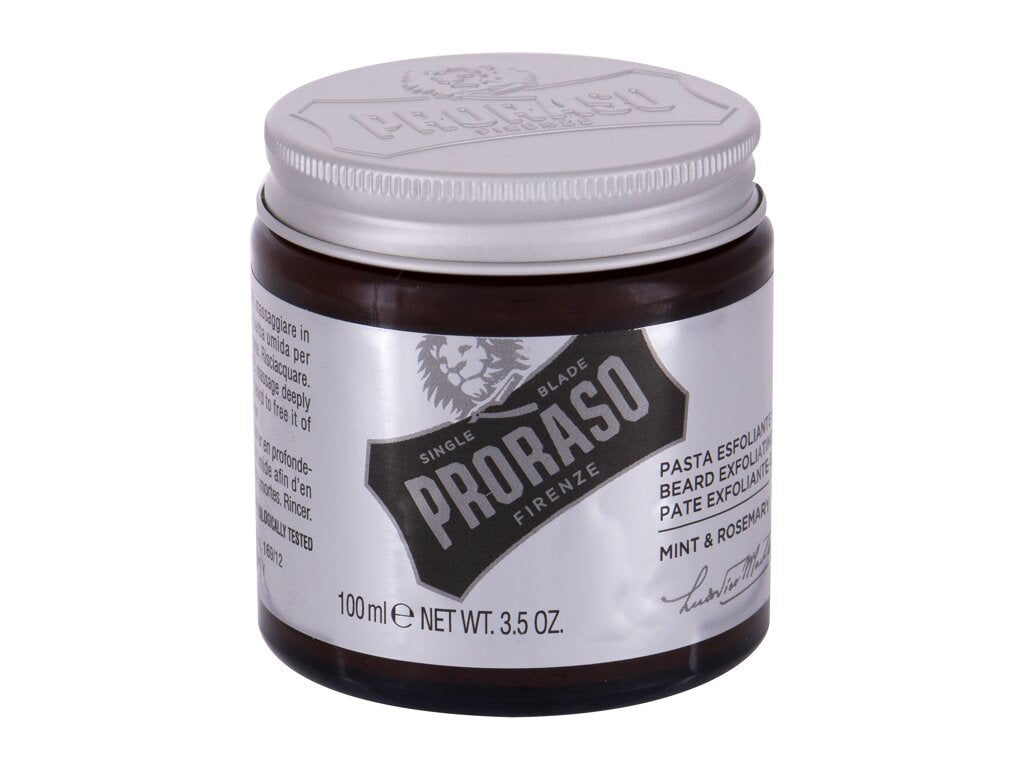 PRORASO Mint & Rosemary Beard Exfoliating Paste 100 ml