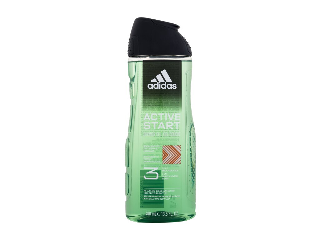 Adidas Active Start Shower Gel 3-In-1 400 ml - 400ml - Sprchový gel