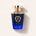 Flakon parfémového extraktu Al Haramain Azlan Oud Blue Edition 100 ml na světlém pozadí – MrRizz