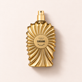 Zlatý flakon testeru Assala Prime Sunshine EDP 100 ml s plastickým spirálovým vzorem a odkrytým rozprašovačem – MrRizz