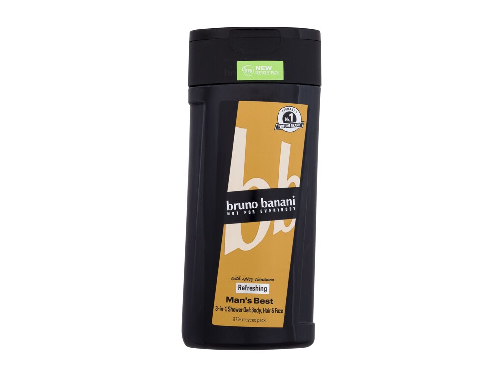 Bruno Banani Man’s Best With Spicy Cinnamon 250 ml - 250ml - Sprchový gel