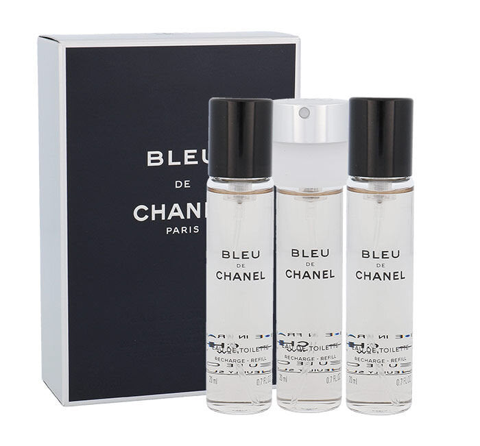 Chanel Bleu de 3x20 ml - 3x20ml - Toaletní voda