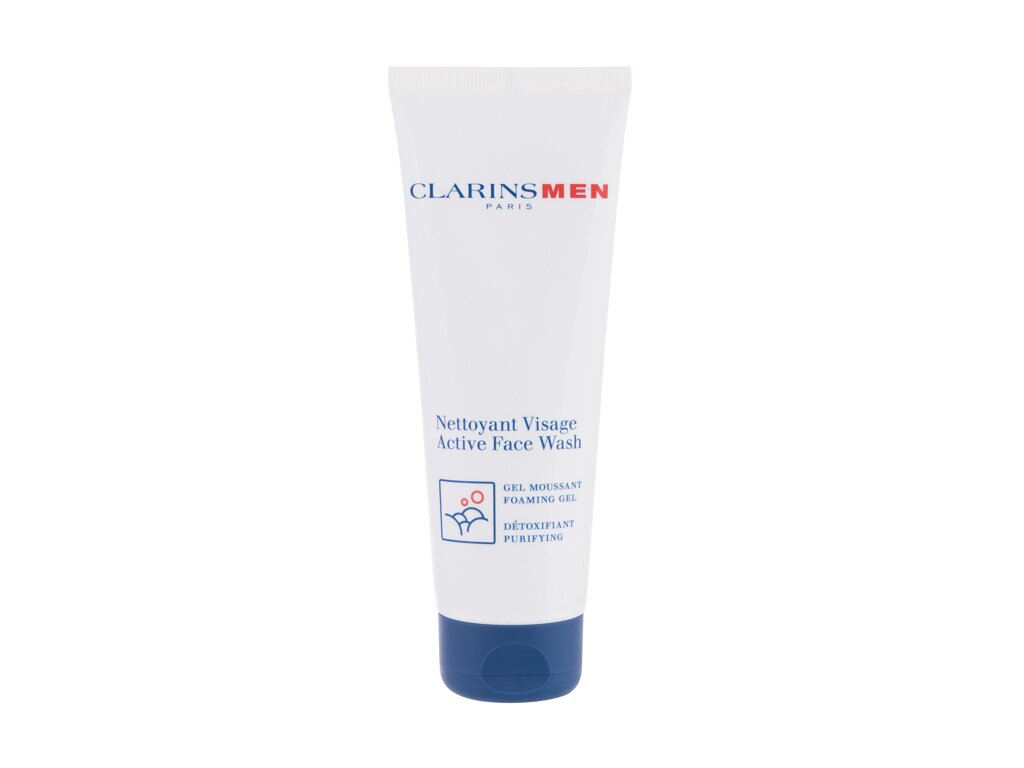 Clarins Men Active Face Wash 125 ml - 125ml - Čisticí pěna