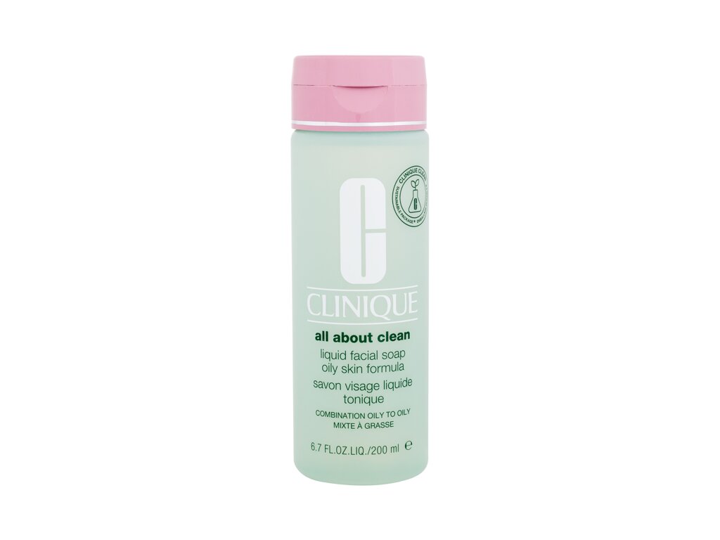 Clinique All About Clean Liquid Facial Soap Oily Skin Formula 200 ml - 200ml - Čisticí mýdlo