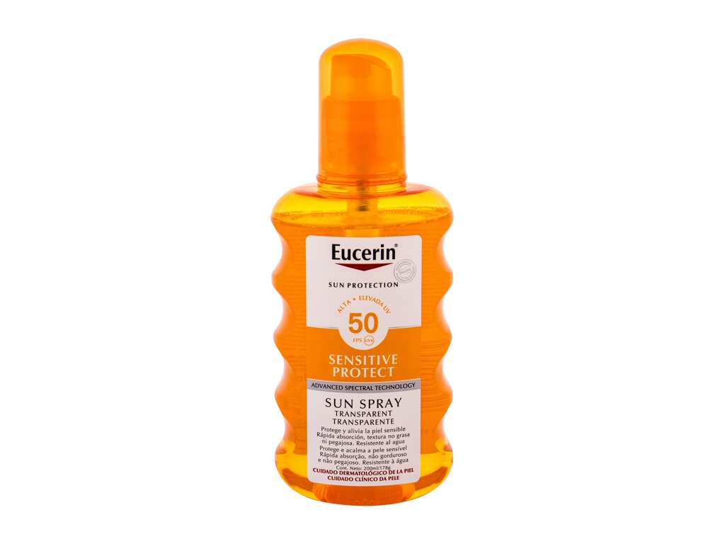 Eucerin Sun Sensitive Protect Spray Transparent 200 ml - 200ml - Opalovací přípravek na tělo
