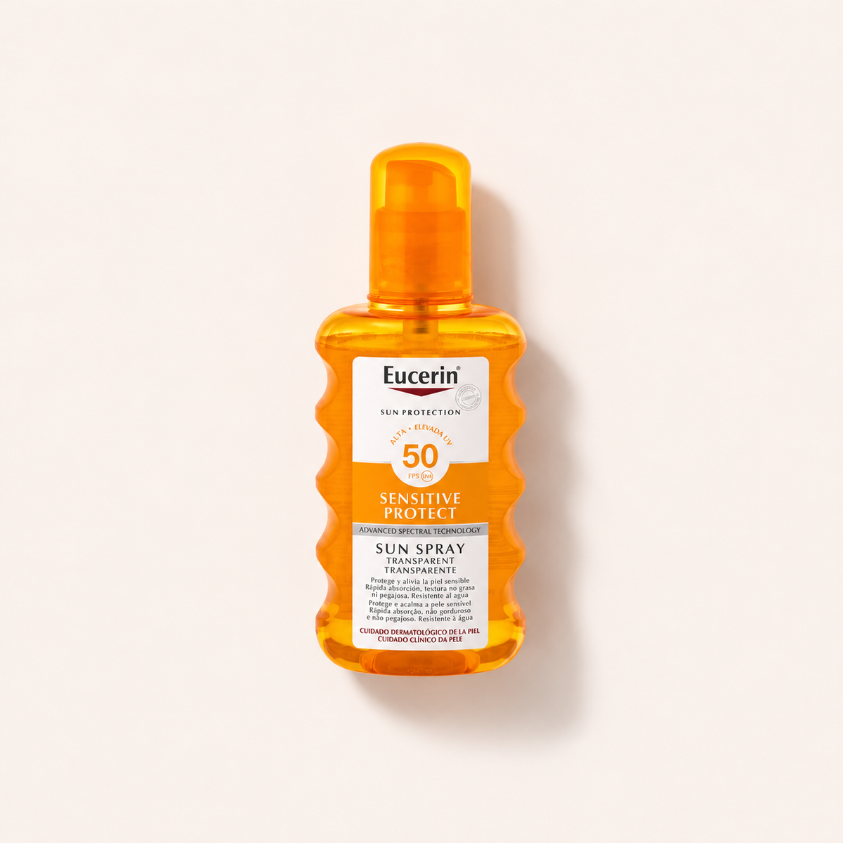Eucerin Sun Sensitive Protect Sun Spray Transparent 200 ml – opalovací přípravek na tělo – MrRizz