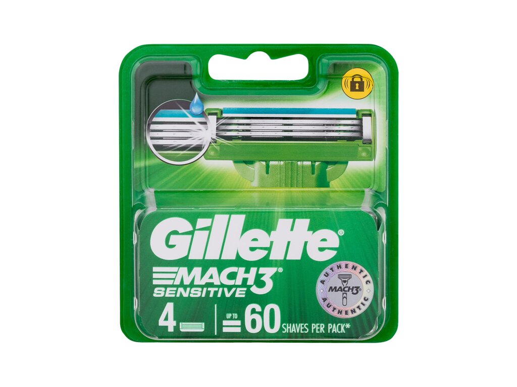 Gillette Mach3 Sensitive 4 ml - 4ml - Náhradní břit