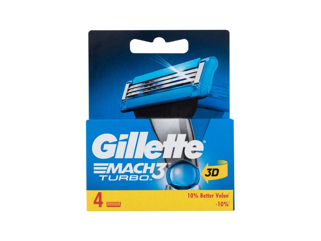 Gillette Mach3 Turbo 3D 4 ml - 4ml - Náhradní břit