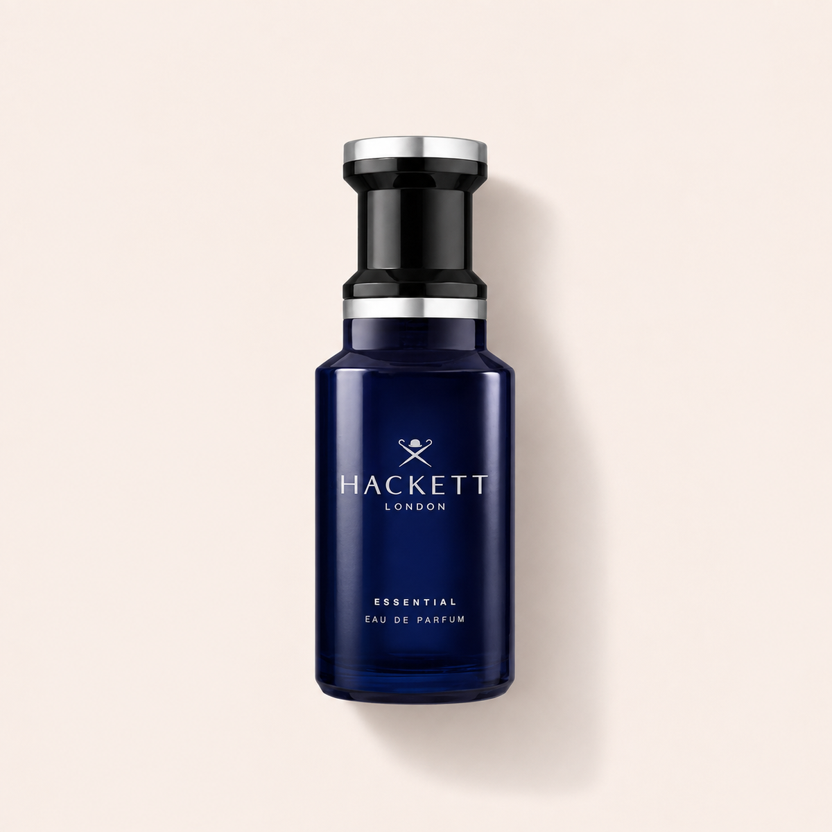 Tmavě modrý flakon parfémované vody Hackett London Essential 100 ml – MrRizz