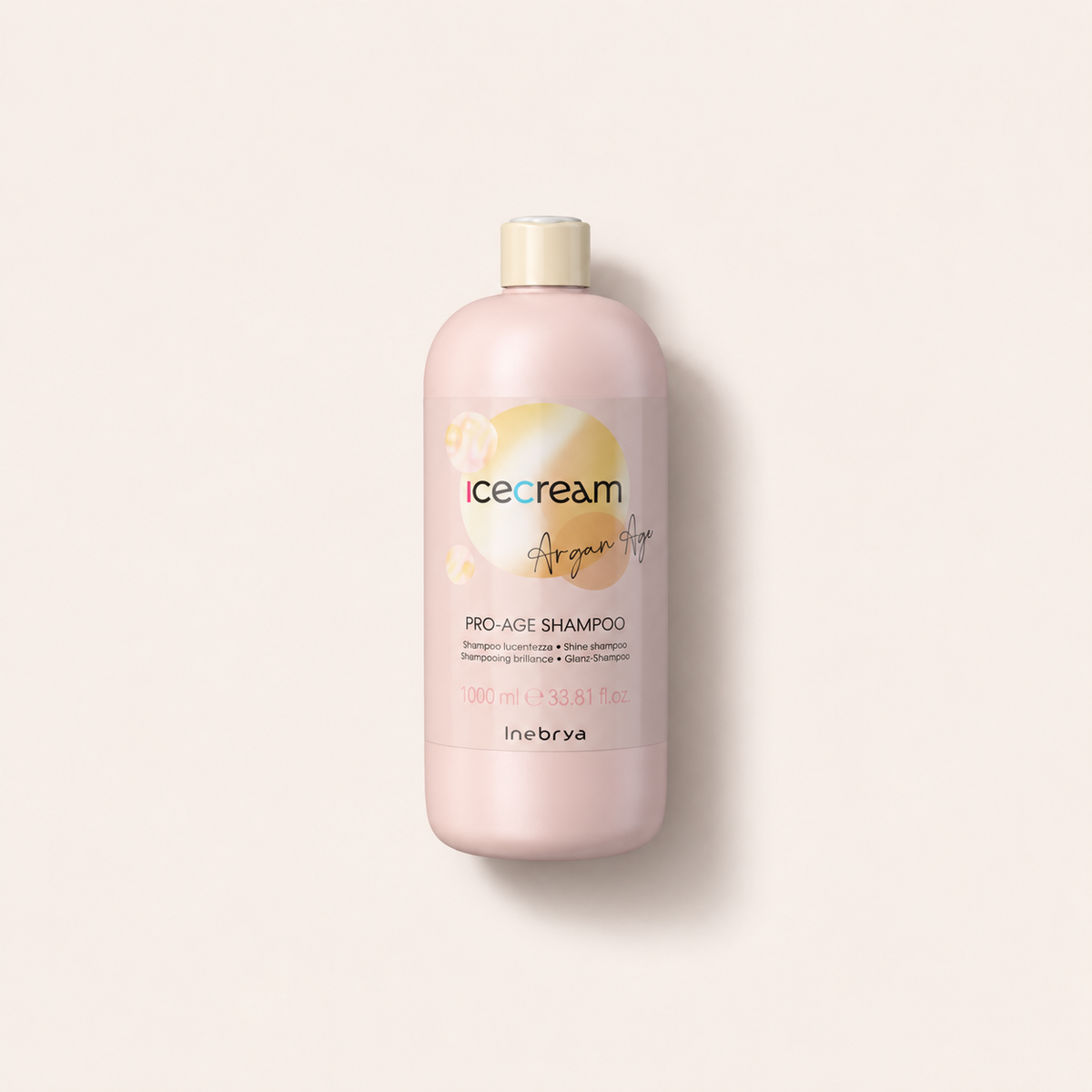 Inebrya Ice Cream Argan Age Pro-Age Shampoo 1000 ml – šampon – MrRizz