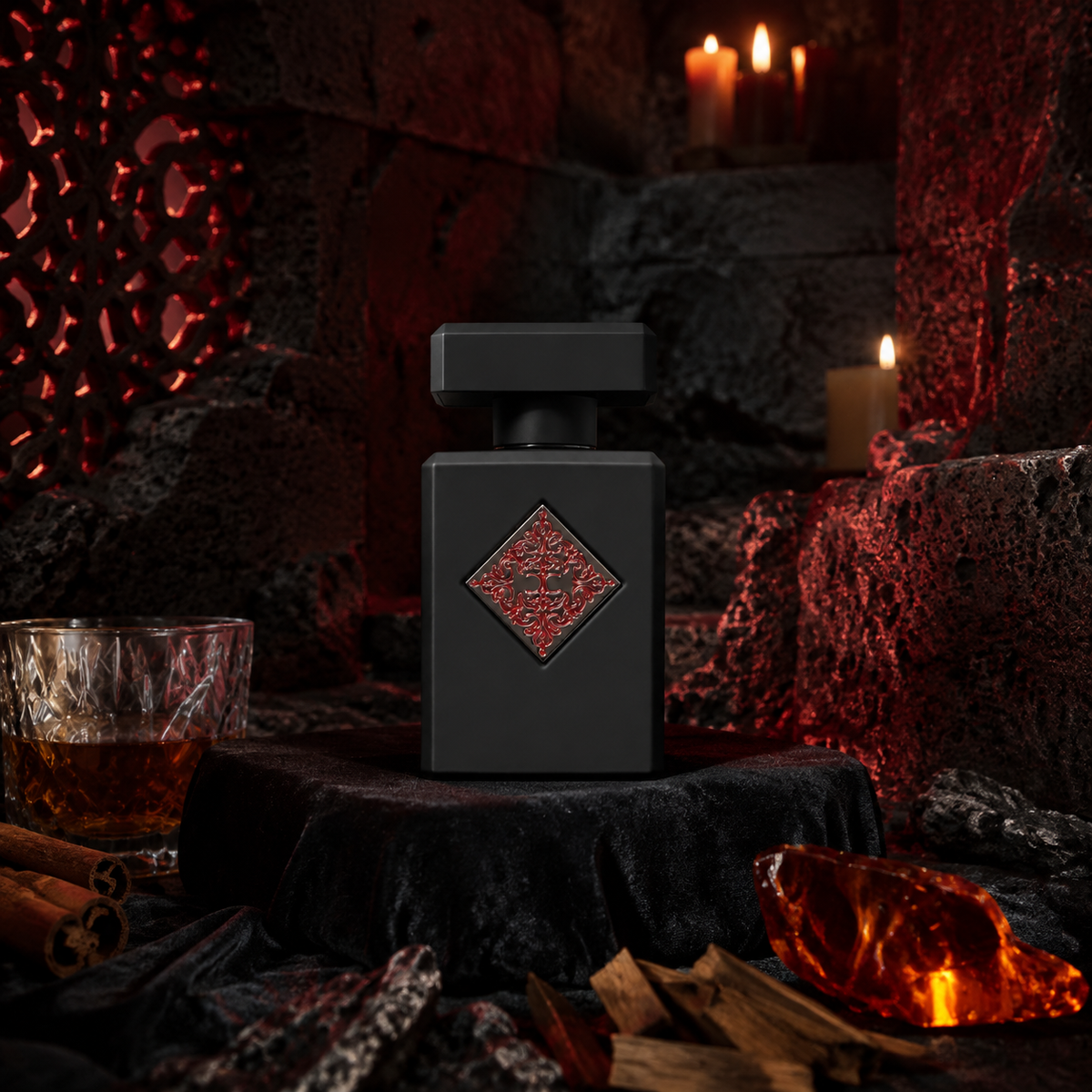 Initio Absolute Aphrodisiac v temném kořeněném večerním zátiší – MrRizz