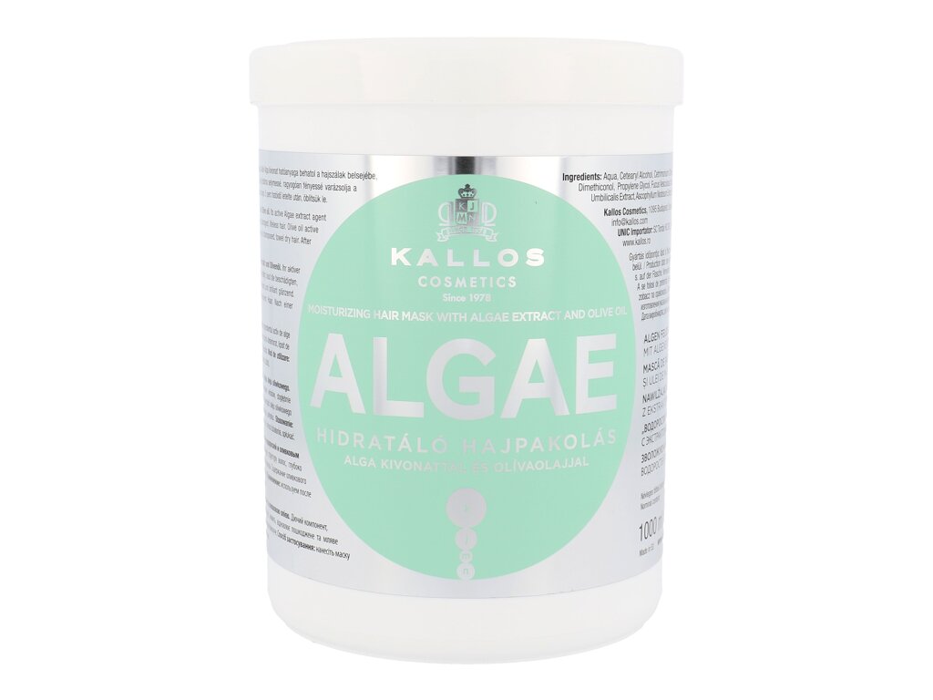 Kallos Cosmetics Algae 1000 ml - 1000ml - Maska na vlasy
