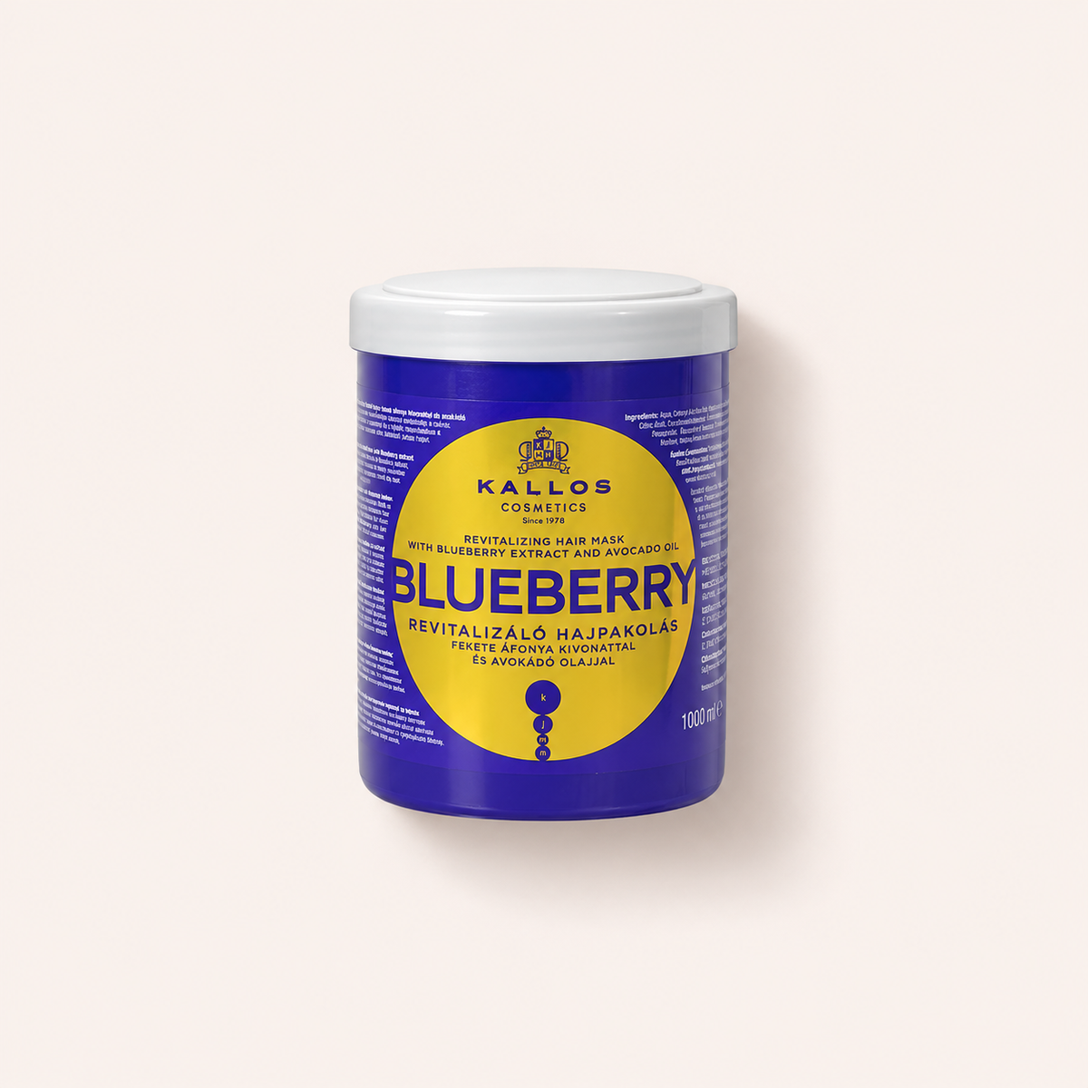 Kallos Cosmetics Blueberry 1000 ml – maska na vlasy – MrRizz