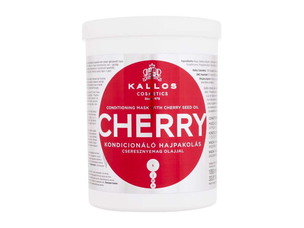 Kallos Cosmetics Cherry 1000 ml - 1000ml - Maska na vlasy