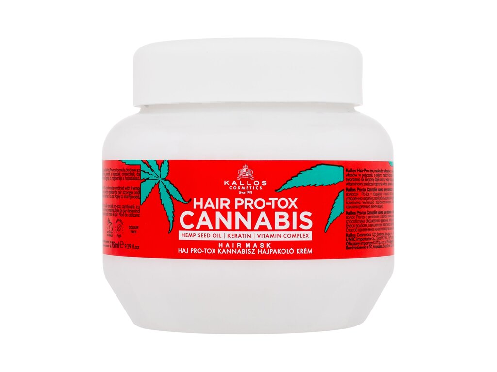 Kallos Cosmetics Hair Pro-Tox Cannabis 275 ml - 275ml - Maska na vlasy