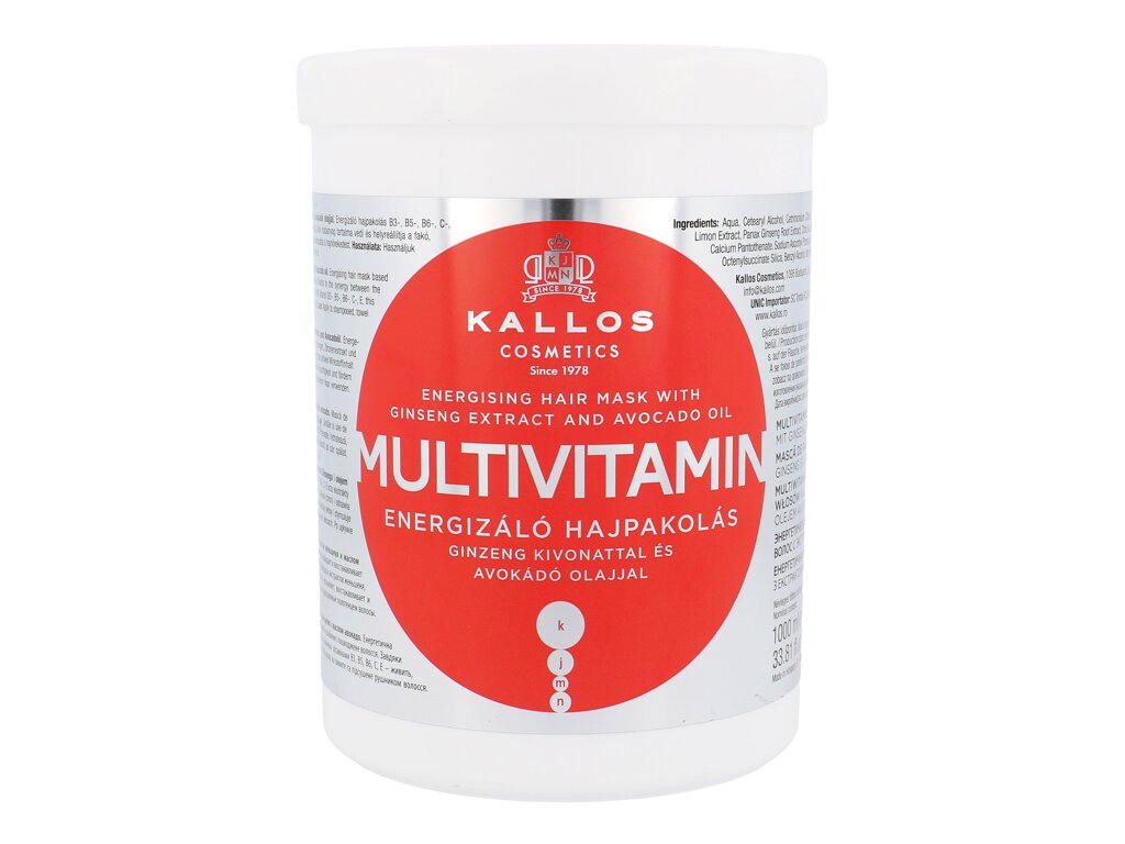 Kallos Cosmetics Multivitamin 1000 ml - 1000ml - Maska na vlasy