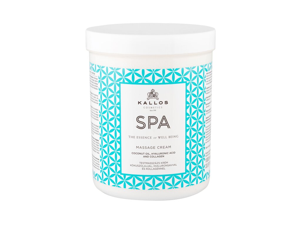 Kallos Cosmetics SPA Massage Cream 1000 ml - 1000ml - Tělový krém
