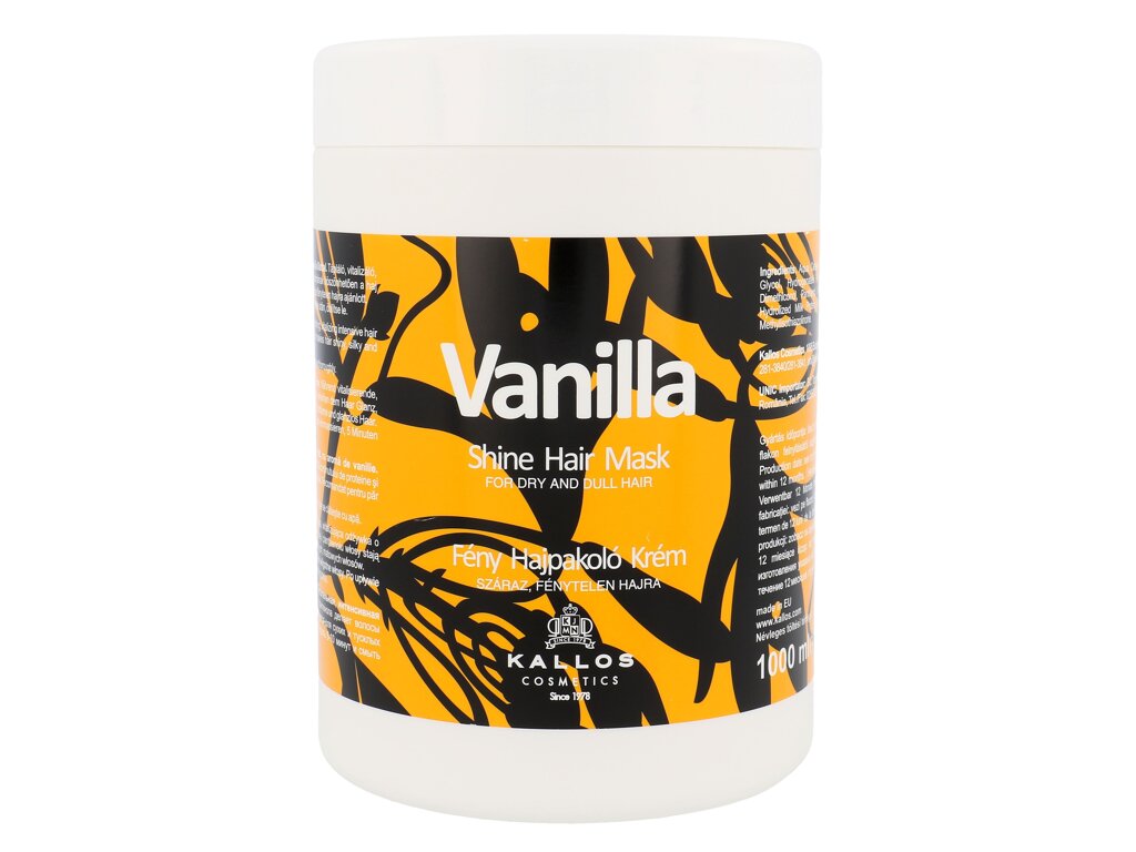 Kallos Cosmetics Vanilla 1000 ml - 1000ml - Maska na vlasy