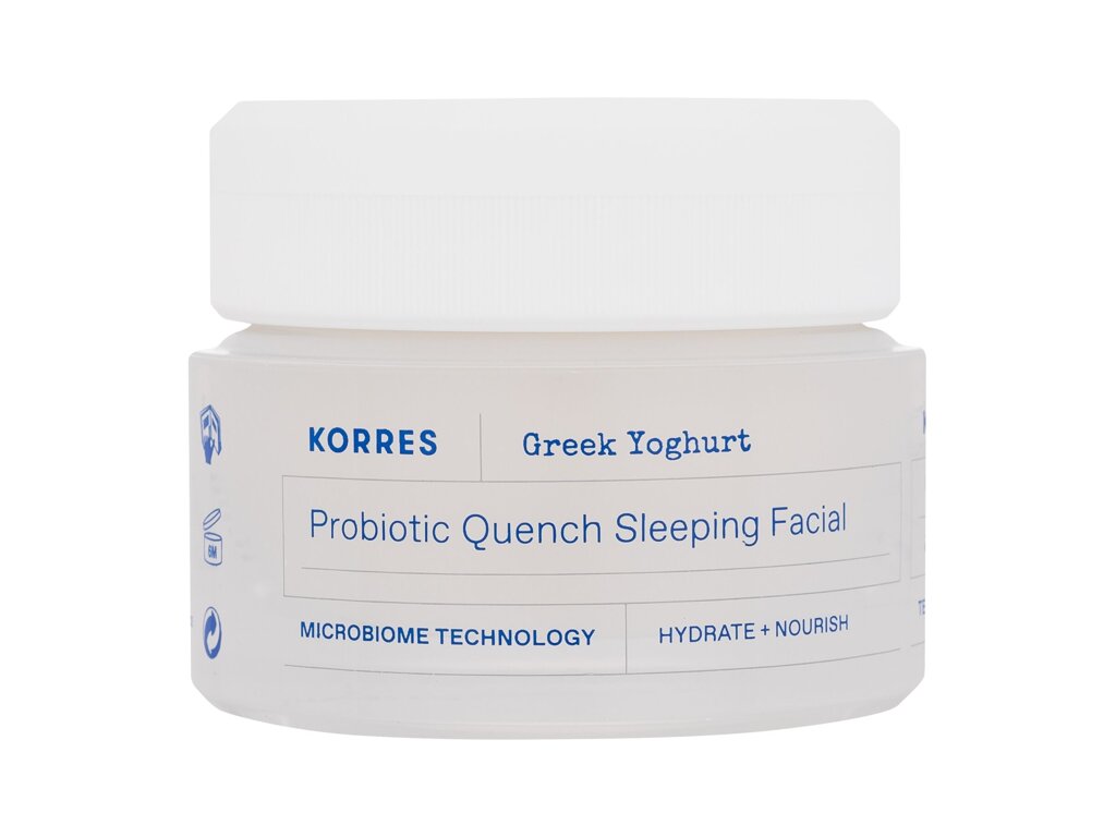 Korres Greek Yoghurt Probiotic Quench Sleeping Facial 40 ml - 40ml - Noční pleťový krém