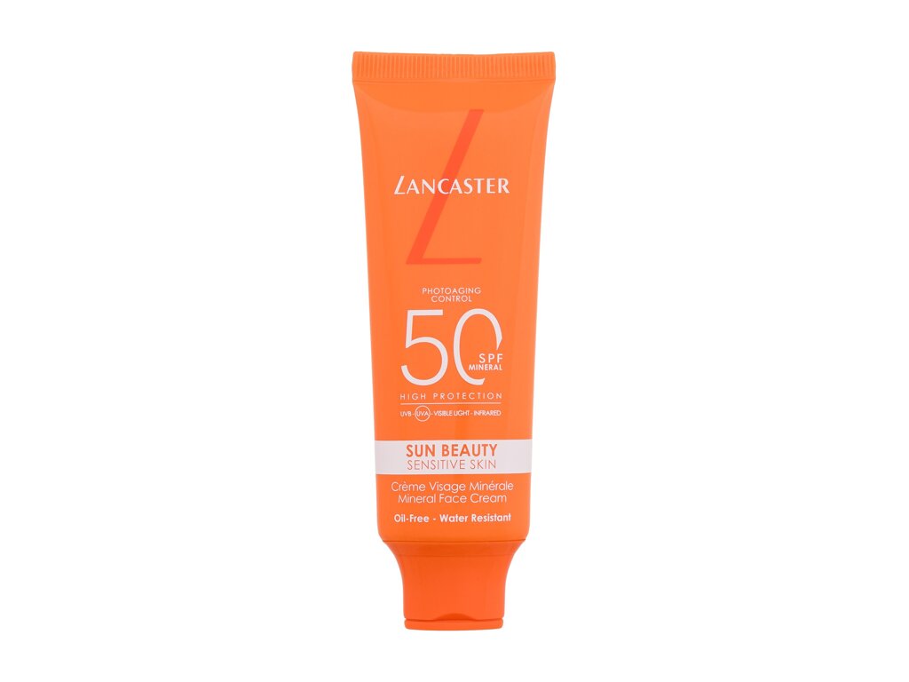 Lancaster Sun Beauty Sensitive Skin Mineral Face Cream 50 ml - 50ml - Opalovací přípravek na obličej