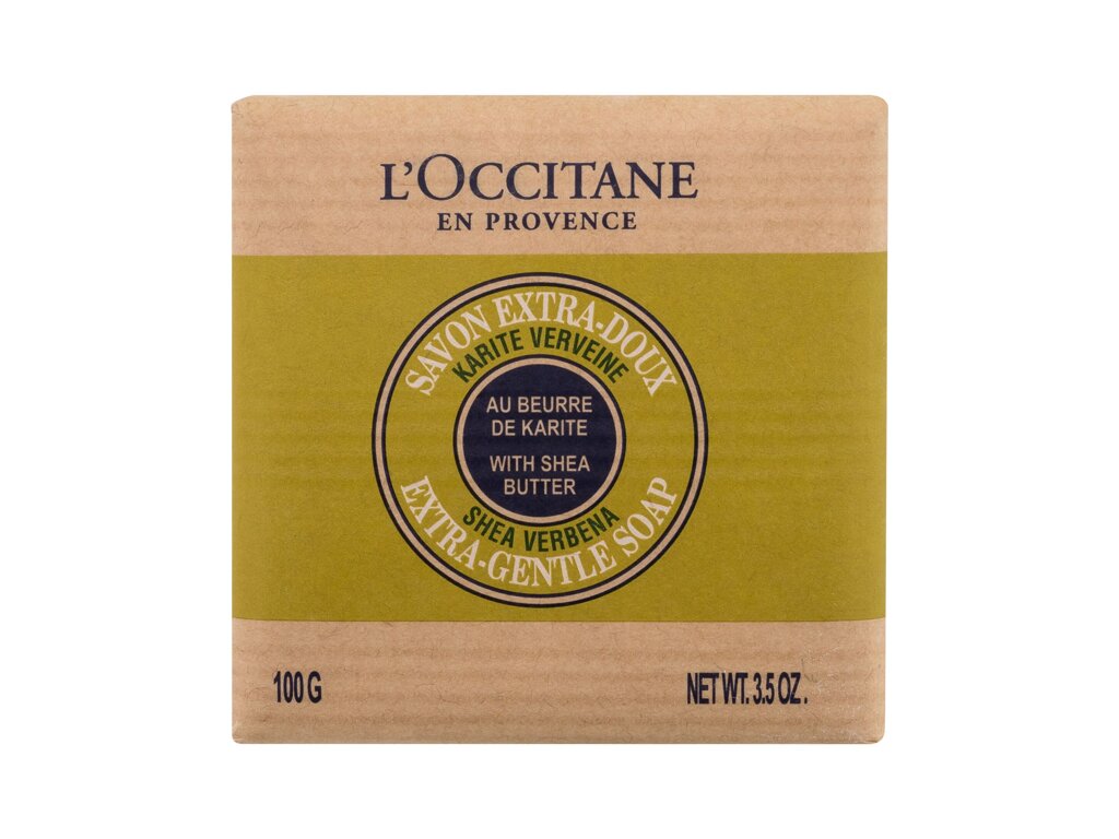L’Occitane Shea Butter Verbena Extra-Gentle Soap 100 ml - 100ml - Tuhé mýdlo