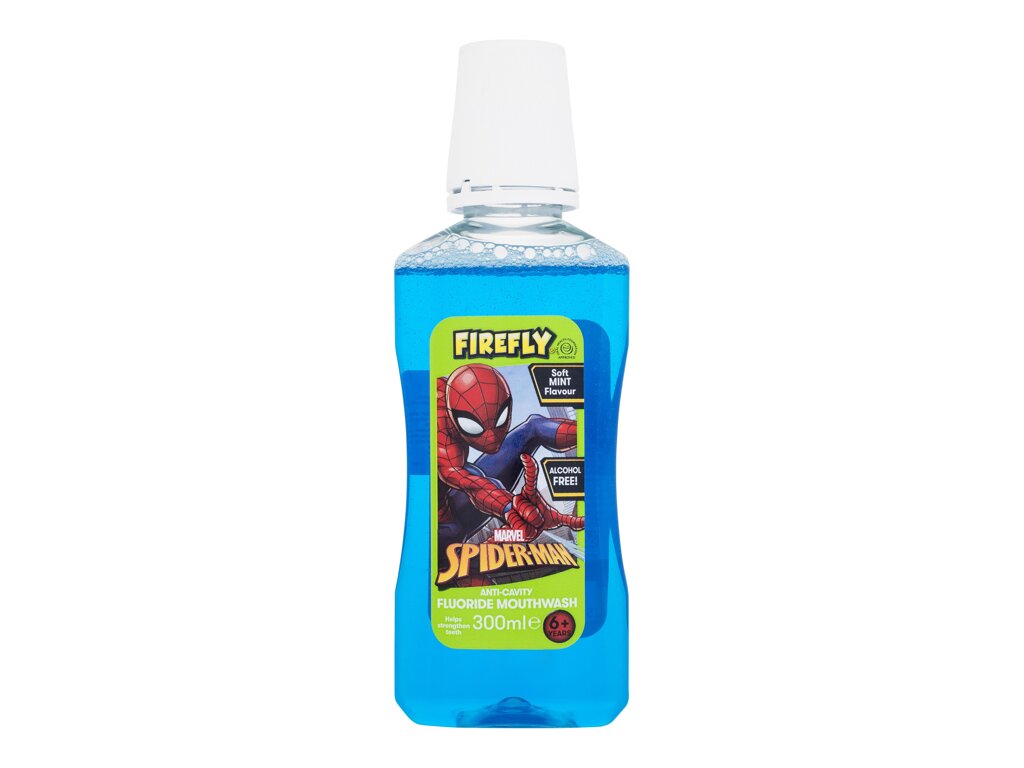 Marvel Spiderman Firefly Anti-Cavity Fluoride Mouthwash 300 ml - 300ml - Ústní voda